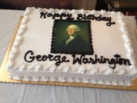 GW-2 | The Examiner News Sheet birthday cake from Stop and Shop.
