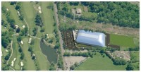 Rendering of aerial view of proposed Game on 365 sports facility.