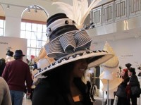 This hat designed by Carlos Hats could become your Easter bonnet.