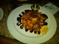 Scallop Appetizer with a dose of hot wasabi at Ciao, Eastchester. 