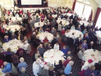 Seniors packed into Putnam County Golf Course last Wednesday. More than 300 seniors attended the event. 