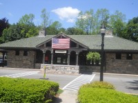 The more than century-old town-owned  building at the Chappaqua train station that New Castle officials plan to have used as a restaurant.