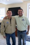 Bill Alvarez, left, owner of Alvarez Cleaning Services, with his son, Paul.