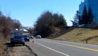 On the second day of spring, Anthony was parked across from 2975 Westchester Avenue. 