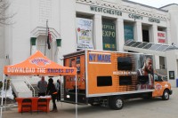 Photo-Knicks_D-League_Career_Fair_at__Westchester_County_Center | The Examiner News The New York Knicks NBA Developmental Team will be hosting a Career Fair at the Westchester County Center, on Tuesday, April 1, from 9:00 A.M. -12:00 PM. The Knicks D-League Team will be offering full time positions, as well as part time event driven positions with the Westchester County Center. Photo by Albert Coqueran