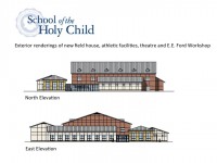 Architectural renderings of the renovation at School of the Holy Child.