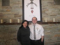 Gina DiPaterio, who co-owns the new Savannah’s Southern House restaurant in Yorktown, is shown above with her son, Paul, who is the eatery’s general manager.