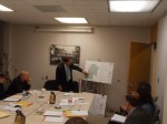349 Rosehell at New Castle pic 2 | The Examiner News Deve;p[er Stephen Oder makes his presentation to the New Castle Town Board last week.