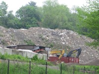 Gravel pile at the Harrison Quarry. Jon Craig Photo