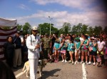 Captain James Van Thach, who was wounded in Afghanistan, was the special guest at this year's Operation Cookie Drop held by Girl Scouts Heart of the Hudson last Saturday in Valhalla. 