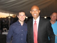 New York Yankees star Mariano Rivera graciously posed with hundreds of fans and admirers at Friends of Karen benefit. Rick Pezzullo Photo