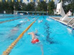 About 50 swimmers took part in last Sunday's Swim Across America event at  the Chappaqua Swim & Tennis Club.