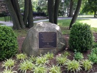 A plague from the White Plains Historical Society at the Meditation Garden outside the Chapel of the Divine Compassion reads: “The Good Counsel Complex listed on the State Register of Historic Places, January 14, 1997 and the National register of Historic Places, April 25, 1997 in recognition of its Significance in American History and Culture. Eleven buildings stand as a monument to the vision, inspiration and commitment of Mother Mary Veronica, an outstanding 19th century religious leader. Foundress of the Sisters of the Divine Compassion and designer of the Chapel, Convent and High School buildings on this site…”