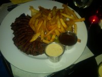 Classic Steak Frites at Encore.