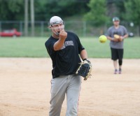 Nicky Becerra, Jr. takes over the pitching duties for Mansion Broadway this season. Becerra succeeds his father Nick Becerra, Sr. who retired after last season.  