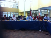 Carmel Board of Education Trustees discuss new ways to save money when it comes to paying for energy at a July 1 meeting. 