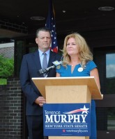 County Executive MaryEllen Odell formally endorsed Yorktown Councilman Terrene Murphy for the State Senate seat in the 40th district in Brewster last Thursday.