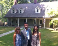 : From left, Kim, Matt and Sydney Cozza in front of their 1726 “home of the future” in Yorktown Heights. It garnered multiple showings and two offers in less than two days on the market.Bob Buchanan photo 