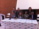 The panel at last Friday's discussion on domestic violence hosted by the YWCA in White Plains.