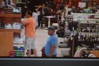 Suspect caught on the security camera at the TJ Maxx store.