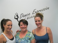 From the left, the co-owners of Dance Expression in Peekskill and Fishkill Jessica Grafer, Arleen Grafer and Christine Ferreria.  Photo credit: Neal Rentz 