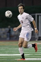 Kaio Dasilva | The Examiner News Kaio Dasilva of Valhalla sets his sights on the ball in Friday's 2-1 playoff win vs. Pleasantville.