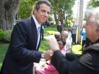 Cuomo pic | The Examiner News Andrew Cuomo, shown here in a 2011 visit to Pleasantville to sign the bill that enacted the state's 2 percent tax cap, is impressive in his knowledge of issues and his ability to navigate Albany, observers say.