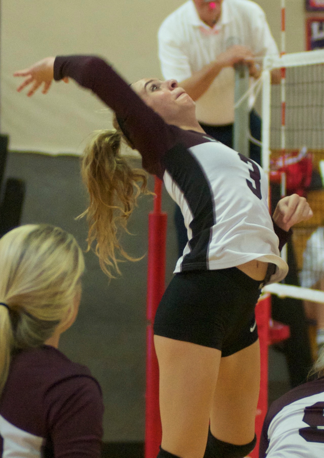 Harrison's Taylor Day had a strong match in a Huskies playoff win vs. Somers