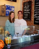 Kristin and John Caldarola, owners of Village Creamery & Sweet Shop. PHOTO: Colette Connolly 