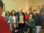375 MK Griffin in Vet HOF pic | The Examiner News Mount Kisco Village Trustee George Griffin, shown here last month surrounded by famiy when inducted into state Sen. Greg Ball's Veterans Hall of Fame.