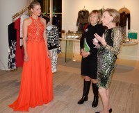 BOW-3 | The Examiner News At a recent fund-raising event at the store a model shows off a Zuhair Murad dress to Mary Jane and a long-time customer, Liz Garger, Chief Institutional Advancement Officer at the Music Conservancy of Westchester. Randy O'Rourke Photo