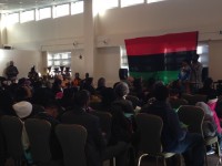 The White Plains Kwanzaa program was opened with a libation ceremony led by Kofi Dunkar. He spoke of the symbol of the bird, often represented as an egg, representing power – held carefully.