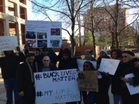 Demonstrators wanted everyone to know that all lives matter.