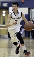 Sinon | The Examiner News Byram Hills freshman guard Skylar Sinon dribbles past midcourt in the championship game of the 2014 Winter Classic on Saturday.