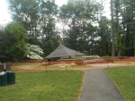 The old gazebo, which collapsed last June, will be replicated later this year but North Castle officials must first iron out issues regarding handicapped accessibility.