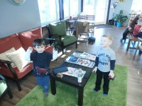OLYMPUS DIGITAL CAMERA | The Examiner News Steven and Jack have become good friends since Carmel resident Leanne Murphy opened up her new business in Brewster.