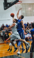 Putnam | The Examiner News Putnam Valley's Mike DelGuidice is hunted by Haldane's Edmund Fitzgerald in Blue Devils' 49-43 league-title-clinching win.
