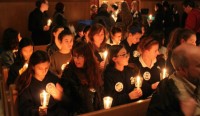 GCA | The Examiner News GCA students at a recent candle light vigil, held to gather support to keep the high school open.