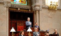 State Senator Terrence Murphy (R/Yorktown) presided over the state Senate for the first time on March 17.