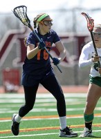 Briarcliff's Jordana Cohen gets set to fire a shot in Saturday's win over Pleasantville.