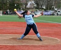 Tigers-3 | The Examiner News The Tigers stalled offense met-up with Ursuline pitcher Valentina Cucci when she was on her game. The result was a five-hitter for Cucci and a 17-1, loss for the Tigers, at The Ursuline School.