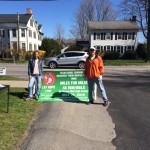 401 Miles for Miles pic | The Examiner News Armonk residents Shari Applebaum and Rob Laitman let the community know about the upcoming Team Daniel Runs Miles for Miles 5K set for Sunday, May 31 at Byram Hills High School. The fundraiser will raise awareness and money for mental health issues.