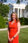 Bernadette Meehan, Senior Director for Strategic Communications  outside the White House, May 22, 2015. (Official White House Photo by Chuck Kennedy)