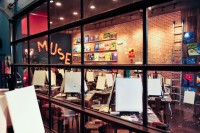 Muse Paintbar will open May 10 at 84 Mamaroneck Avenue, White Plains, location of the former Cheeburger Cheeburger. 