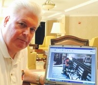 June 2 Home Guru Pix | The Examiner News Dan Potter, a retired New York City fireman who responded on Sept. 11, with a photo of himself that appeared worldwide. Bill Primavera photo