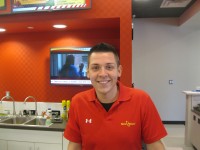 Adolfo Godinez, general manager of Retro Fitness, which opened in Cortlandt on June 25. Photo credit: Neal Rentz 