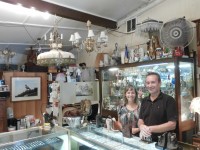 Mark and Patti Liff stand inside their shop Yellow Shed Antiques. DAVID PROPPER PHOTO 