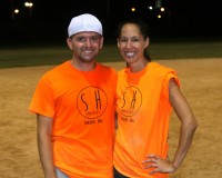 The “softball gods” brought them together, as John and Casey Gregory met while playing softball in the White Plains Recreation Co-Ed Softball League and were married on July 5, 2014. John playing left-centerfield and Casey at first-base played intricate roles in Smokehouse Tailgate Grill’s undefeated Championship season. 