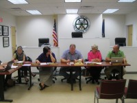 The Brewster Village Board of Trustees at their Sept. 30 special meeting.