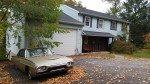 The home of Linda Falkoff sits just as it did after her murder one year ago. The home is still listed as belonging to her under village and county records.